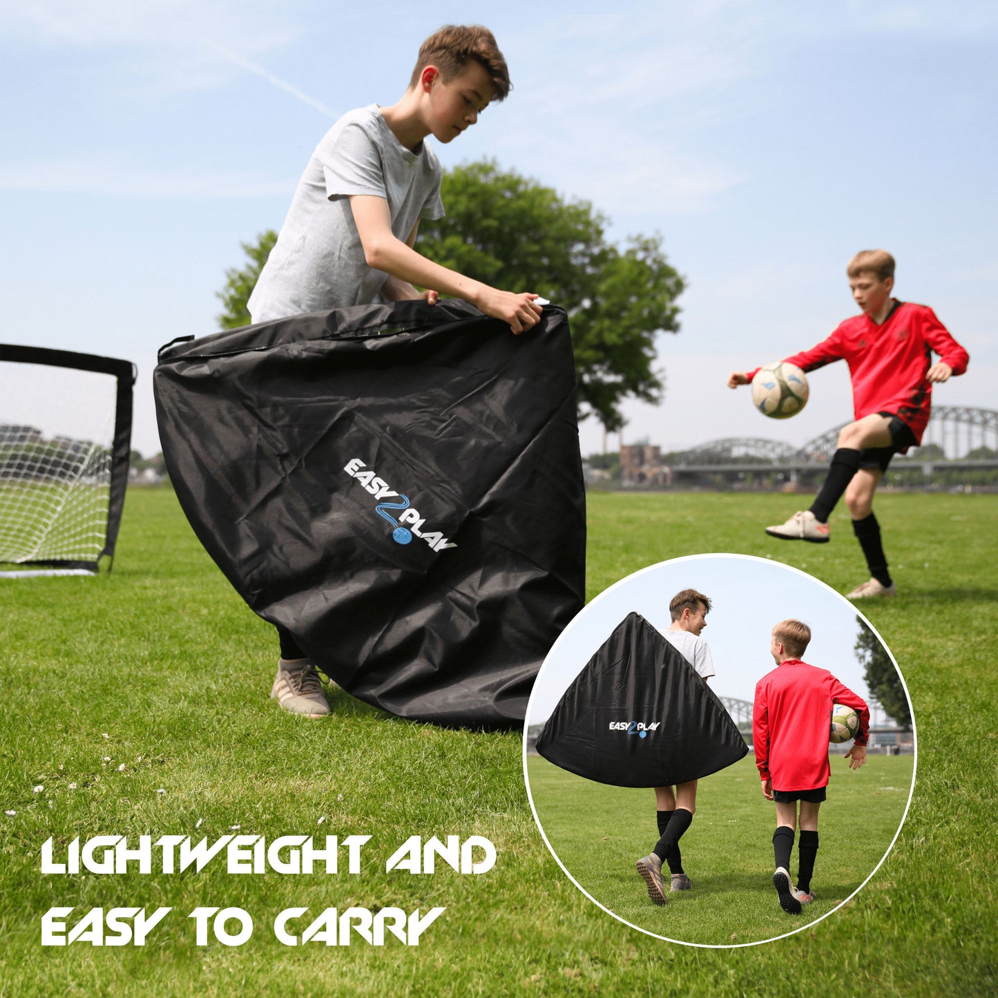 B-WARE - kleine Fussballtore - Set mit Zubehör