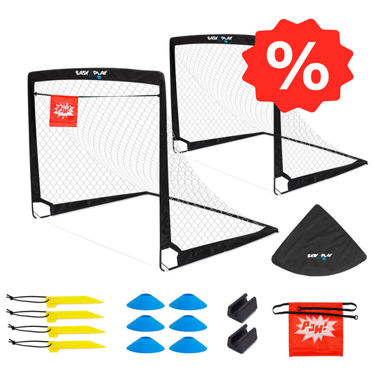 Faltbare Tore Pro Version - 2er Set mit viel Zubehör | B-WARE